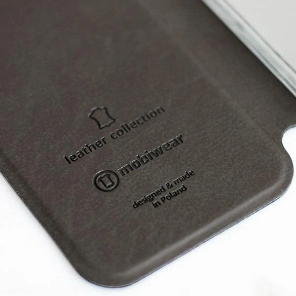 Kožené flip pouzdro Mobiwear - Huawei Y5 2019 / Honor 8S - Modré