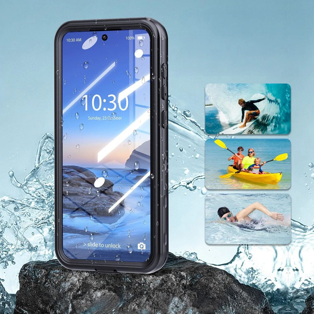 Voděodolný kryt na mobil Samsung Galaxy A36 / A37 - SHELLBOX černý