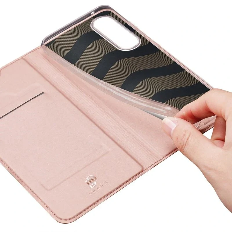 Pouzdro Dux Ducis Skin Pro – Samsung Galaxy S25 Edge, růžové