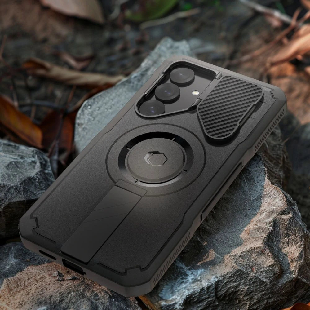 Pouzdro Kevlar MagSafe+ Samsung Galaxy S25 Plus černé