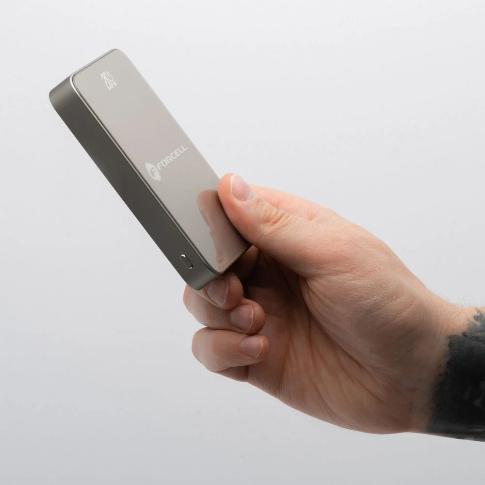 Powerbanka Forcell F-Energy F10K8 MagSafe 10 000 mAh - zlatavá