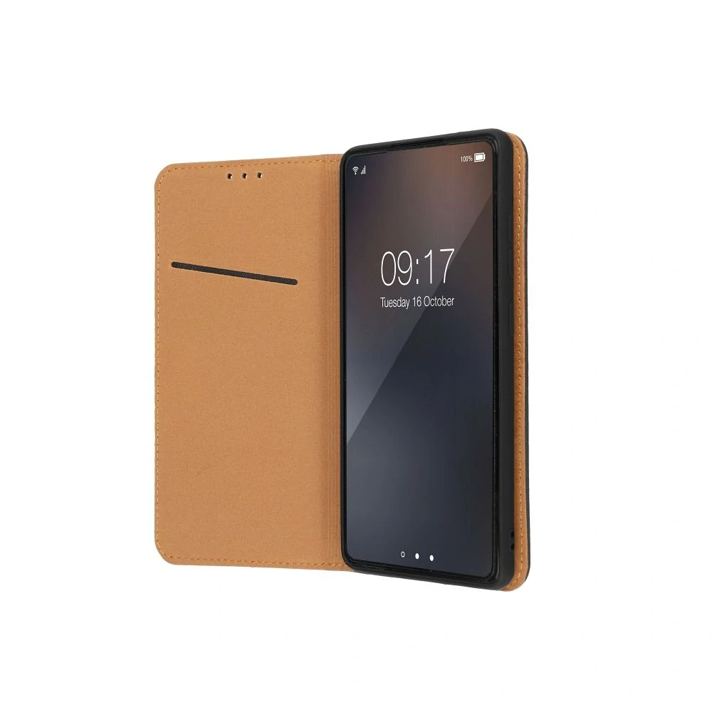 Flip kožené pouzdro SMART PRO Book iPhone 17 Pro – černé