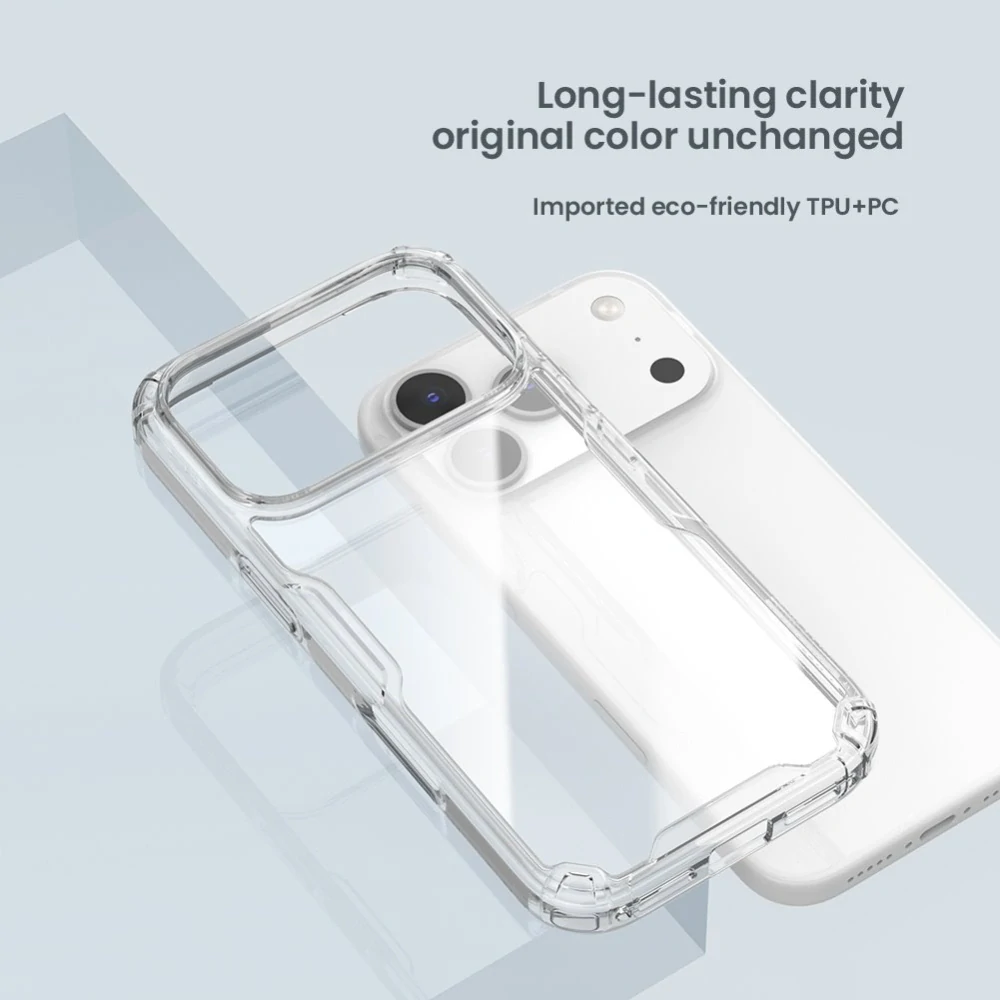 Nillkin Nature TPU PRO iPhone Air  – čirý kryt Black