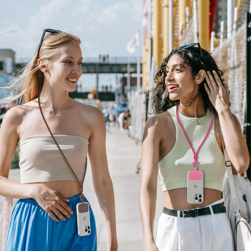 Šňůrka na mobil Tech-Protect C5S Crossbody – hnědá