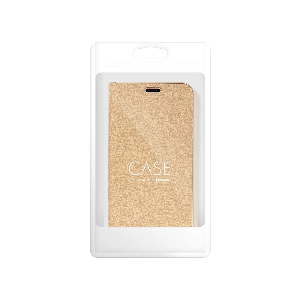 LUNA Book Gold pouzdro Samsung S25 FE – zlaté