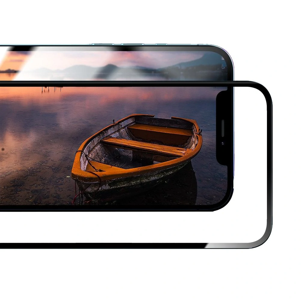 Hybridní sklo Forcell Flexible 5D pro iPhone 16 Pro / 17 / 17 Pro – černé 5903396315251