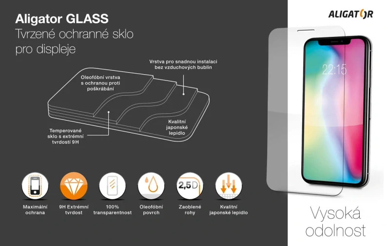 Tvrzené sklo ALIGATOR Glass pro Xiaomi 10T Lite / 10T / 10T Pro 8595181195963
