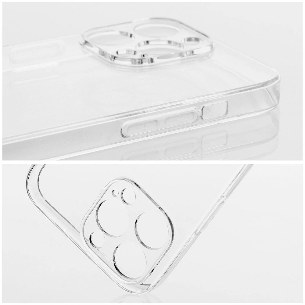 Ultratenký kryt BACK CASE Ultra Slim 0,5 mm pro Samsung Galaxy S25 FE – transparentní