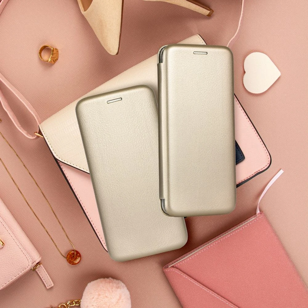 Forcell Elegance Book pouzdro Samsung Galaxy A26 – zlatavé
