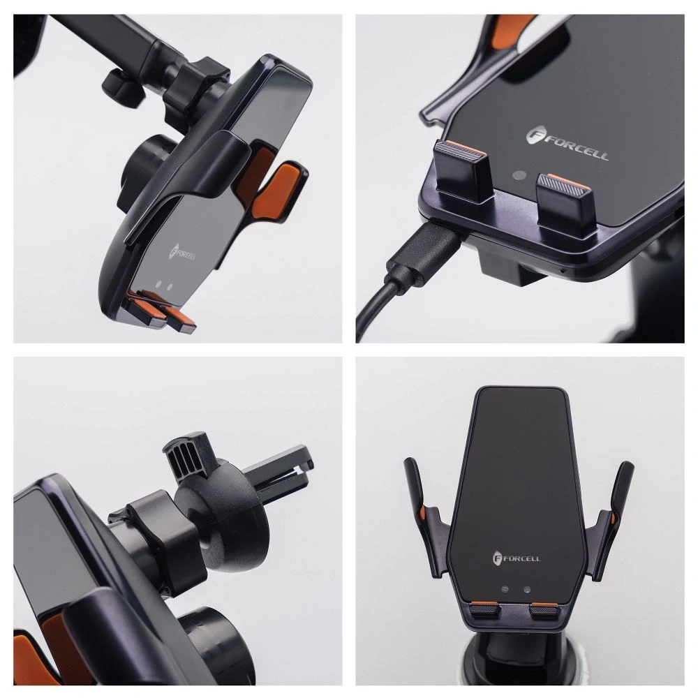 Držák do auta Forcell F-GRIP HS6 s nabíjením 15 W