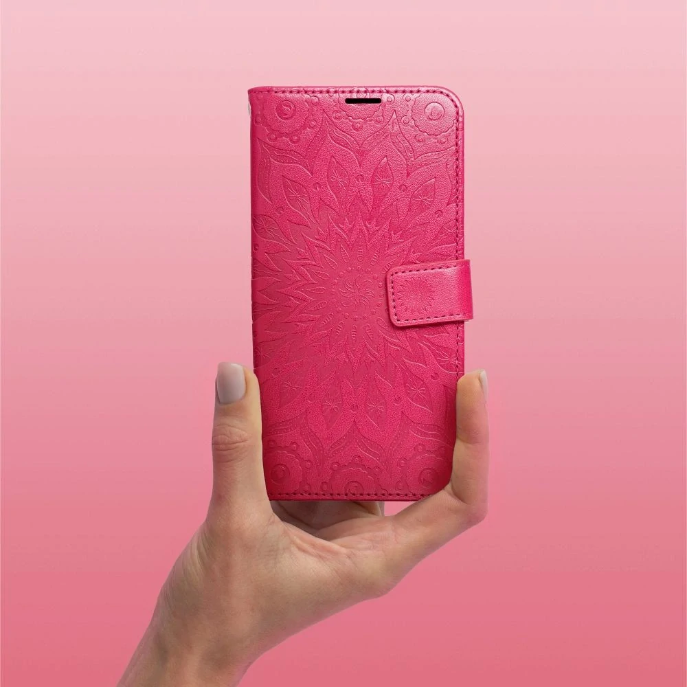 Flip pouzdro na mobil Samsung Galaxy A57 5G - MEZZO Book mandala magenta