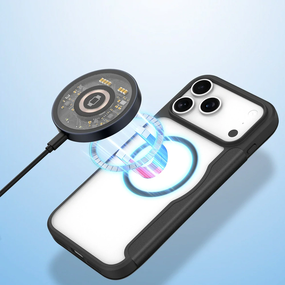 Flip pouzdro na mobil iPhone 17 Pro - Dux Ducis Skin X Pro černé MagSafe