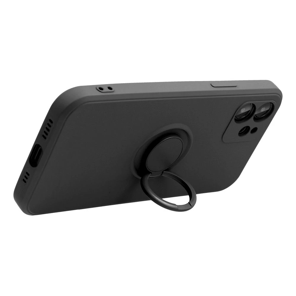 Kryt na mobil Samsung Galaxy A17 - Silicone Ring černý