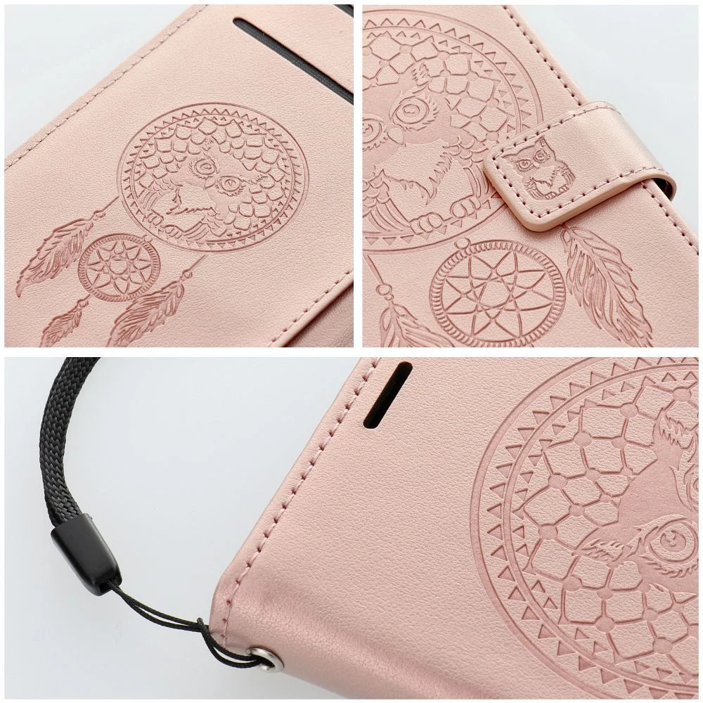 Mezzo flip pouzdro na mobil Xiaomi Redmi Note 14 4G růžový lapač