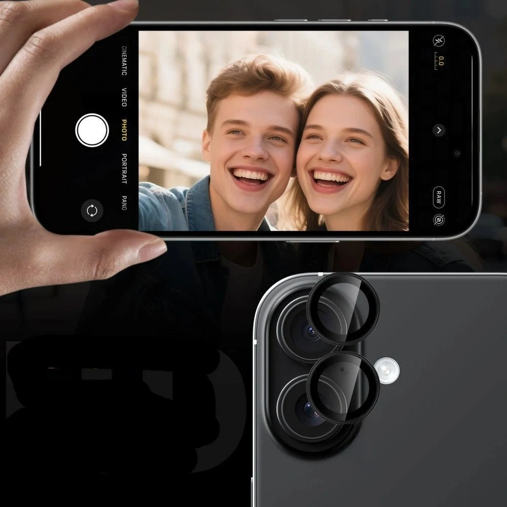 Ochranné sklo čoček Galaxy S26/S26+ Tech-Protect černé 5906302353217