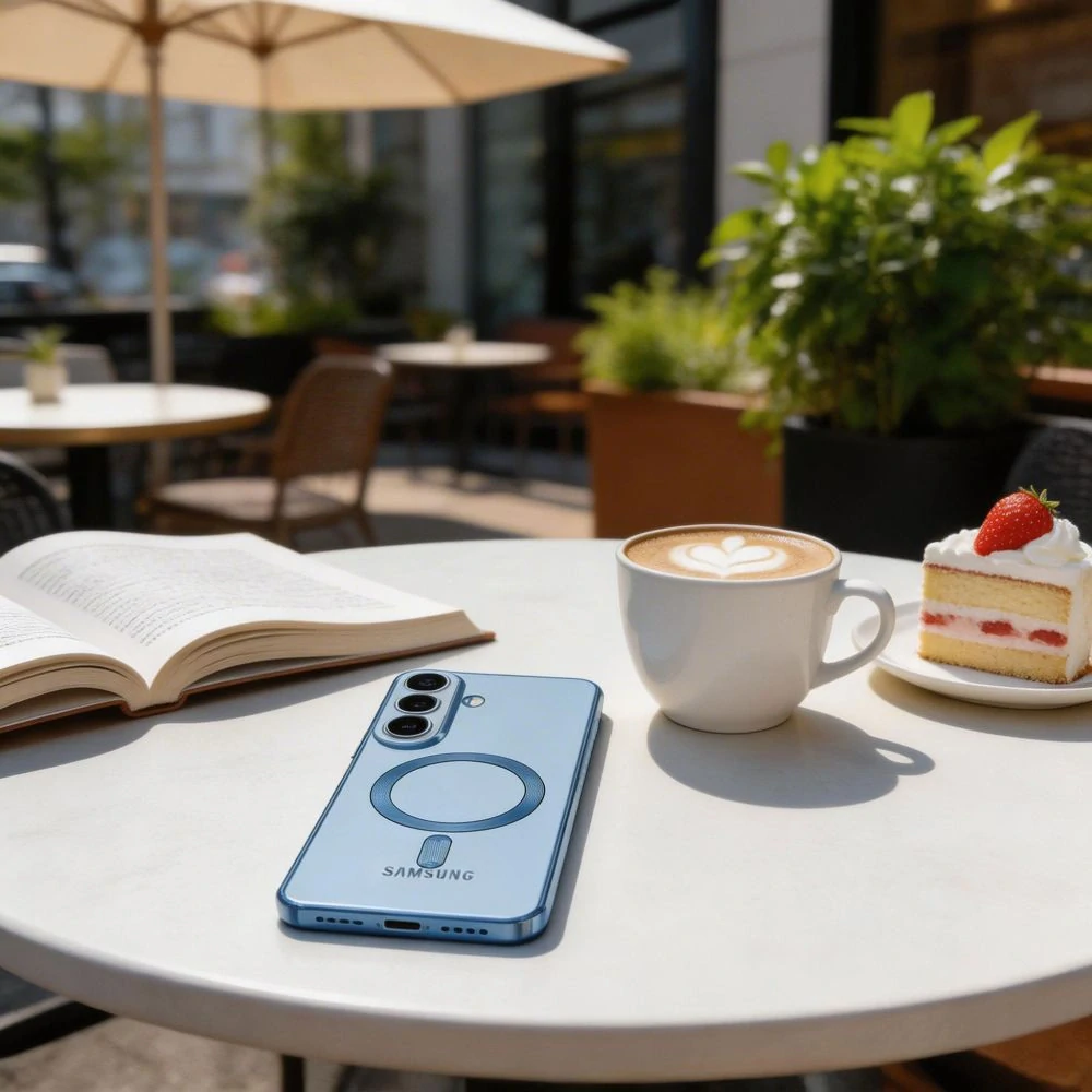 Kryt na mobil Galaxy S26 Tech-Protect MagFlex čirý modrý