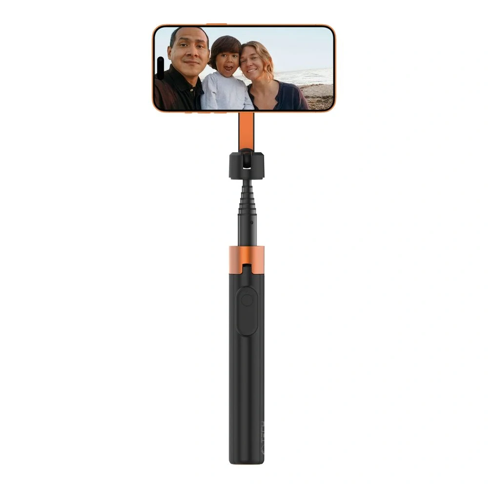 Selfie tyč Tech-Protect L10S MagSafe černo-oranžová