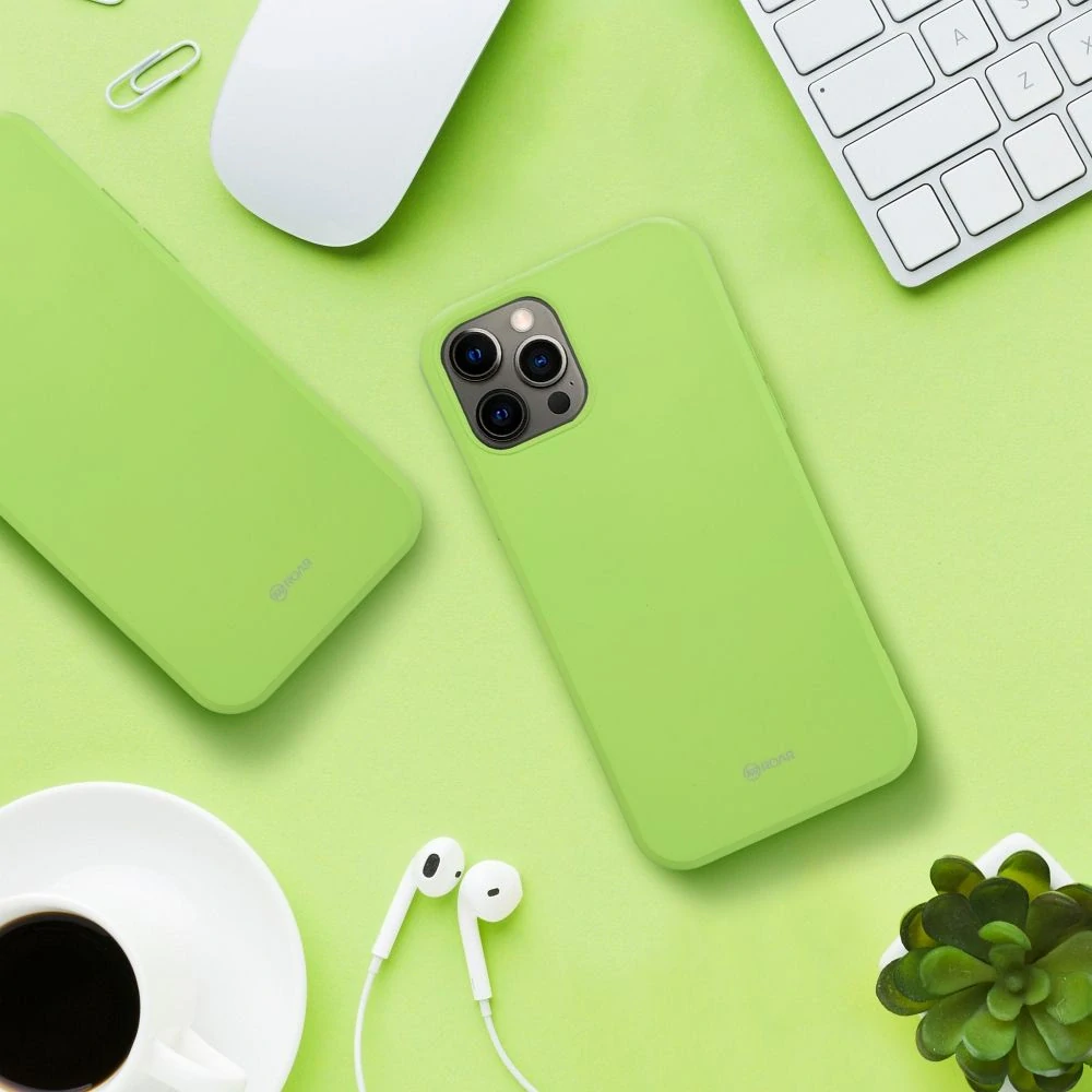 Kryt na mobil iPhone 16e/17e ROAR Jelly limetkový