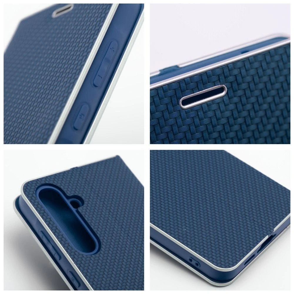 Flip pouzdro Galaxy A57 5G Luna Carbon modré