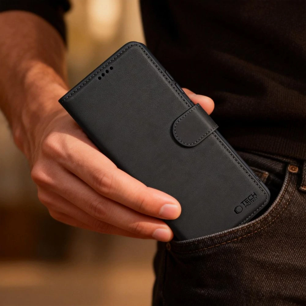 Flip pouzdro na mobil Xiaomi 17T Pro Tech-Protect Wallet černé
