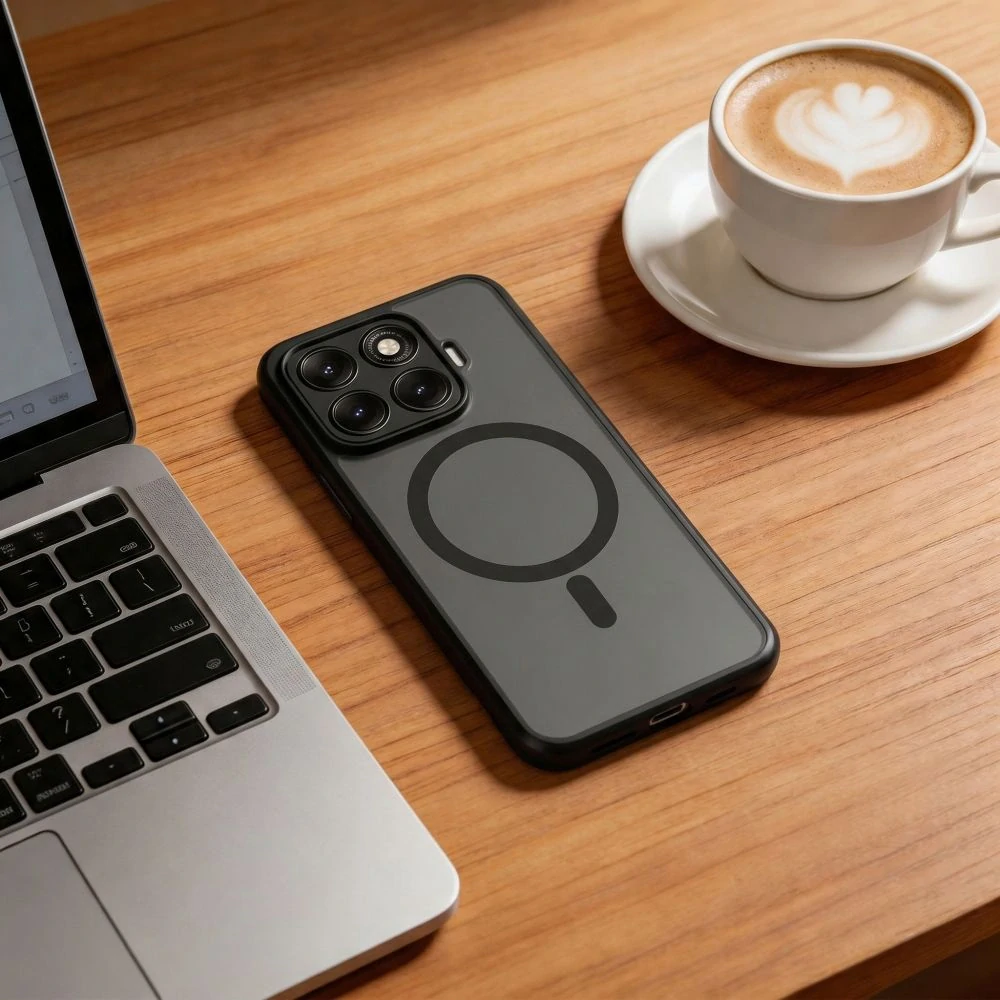 Kryt na mobil Xiaomi 17T Pro Tech-Protect MagMat MagSafe černý