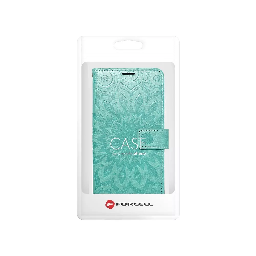 Flipové pouzdro Coolcase Mezzo na mobil Samsung Galaxy S20 FE - Mandala green