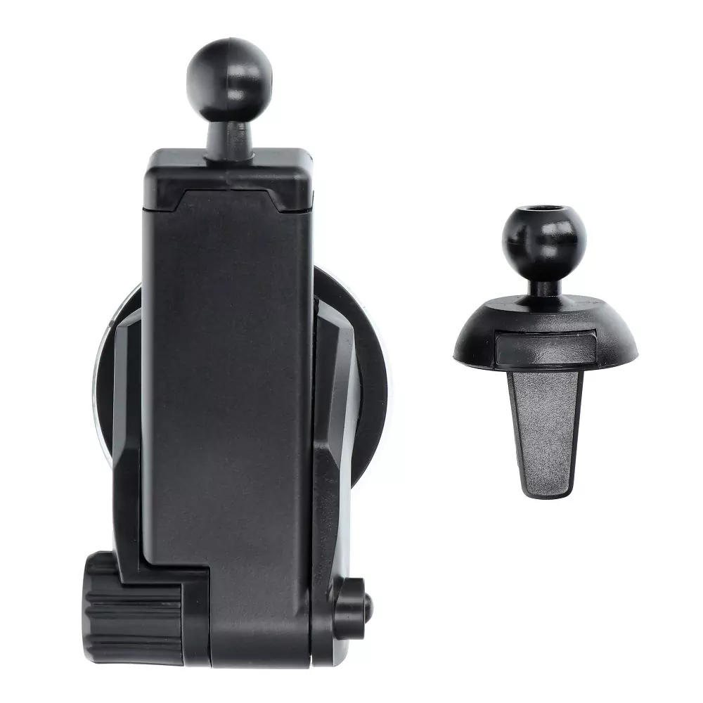 Univerzální držák do auta SMART SENSOR FORCELL HS1 do mřížky ventilace i okno - zlatý - s bezdrátovým nabíjením 15W