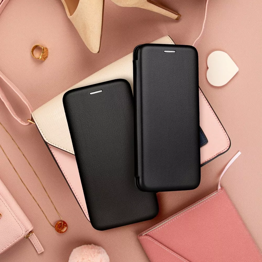 Otevírací flipové pouzdro Coolcase Elegance na mobil Apple iPhone 13 Pro Max Černé
