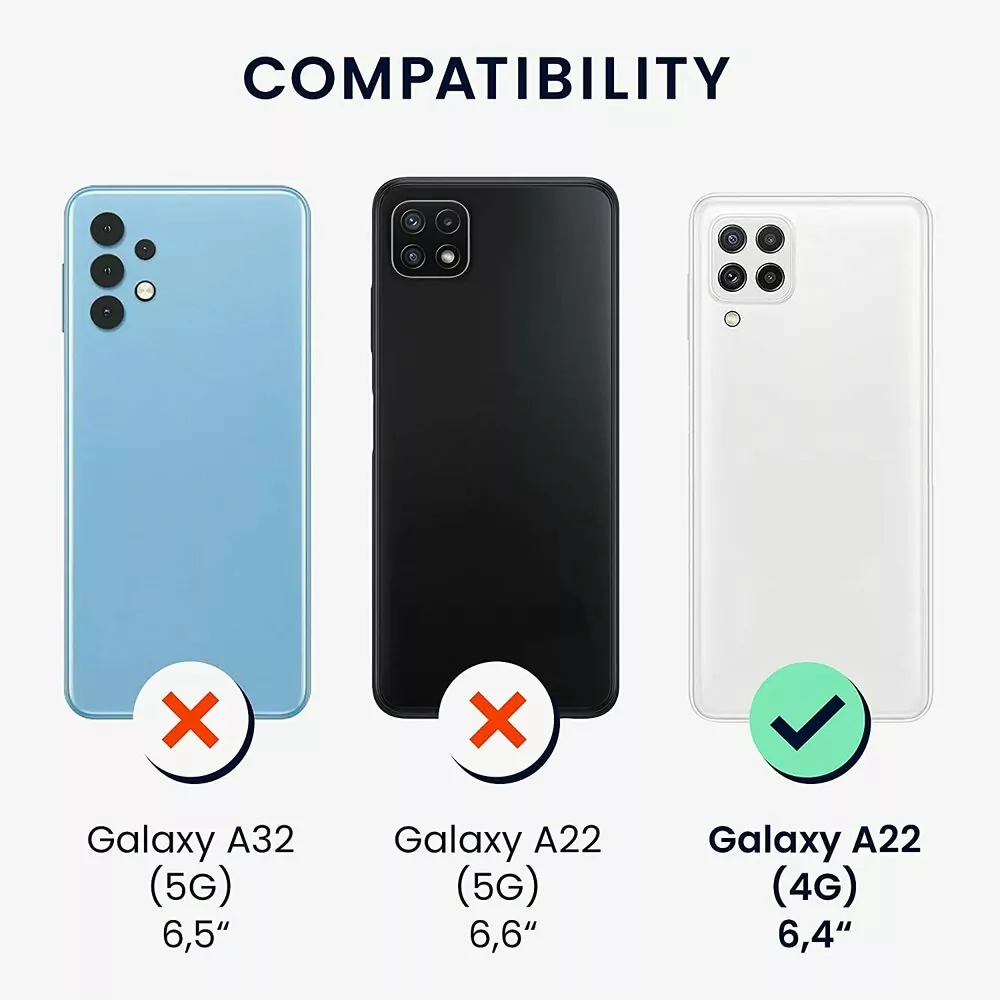 Třpytkové pouzdro kwmobile Flowing Liquid na mobil Samsung Galaxy A22 4G - Gold