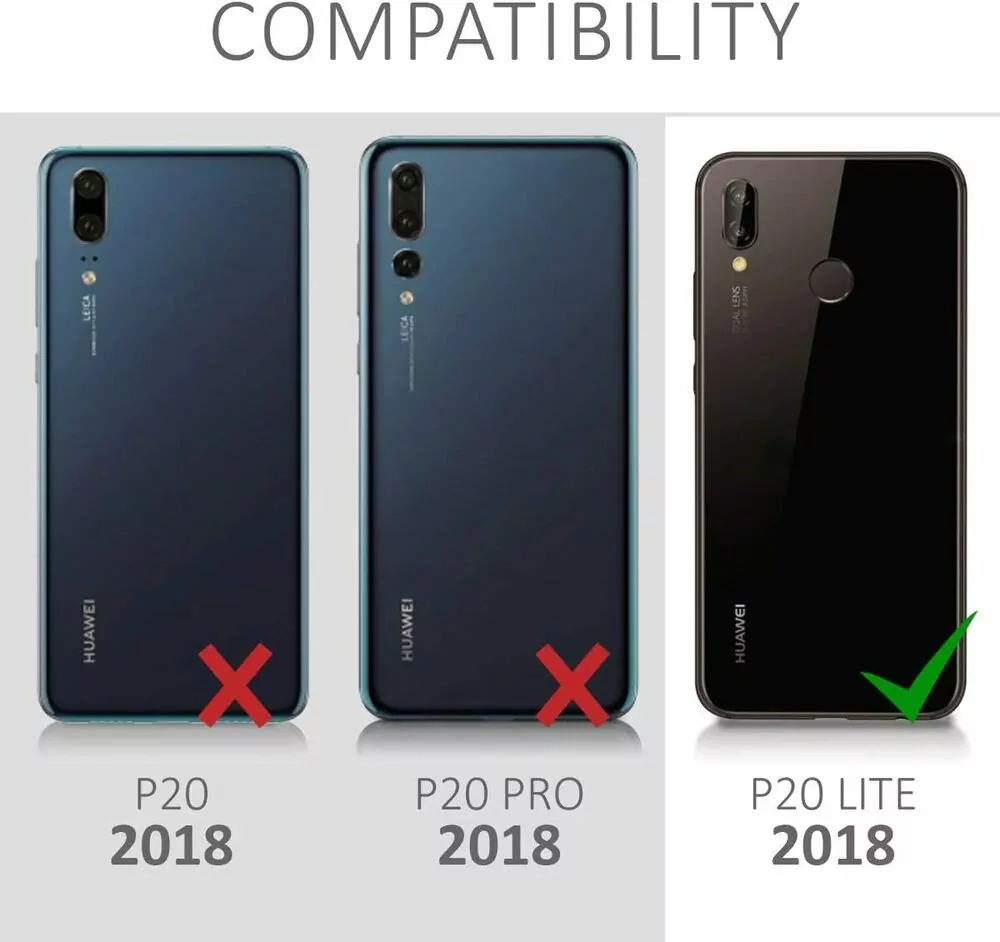 Pevné silikonové pouzdro kwmobile Crossbody na mobil Huawei P20 Lite s popruhem - palm leaves