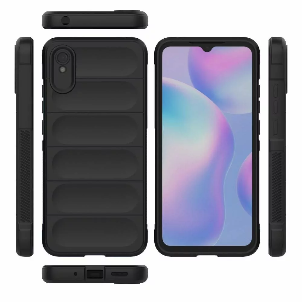 Odolné pouzdro Silky Shield na mobil Xiaomi Redmi 9A / Redmi 9AT černé