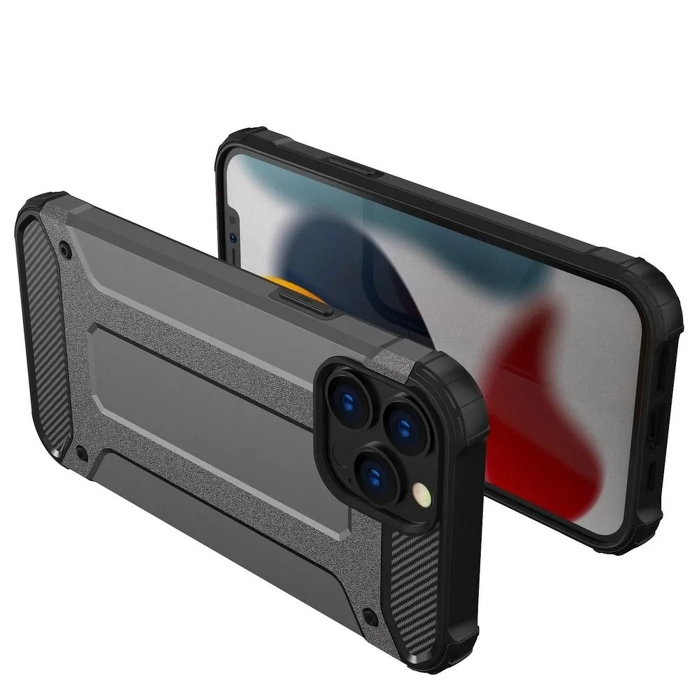 Odolné pouzdro Coolcase Armor na mobilní telefon Apple iPhone 14 Pro Černé
