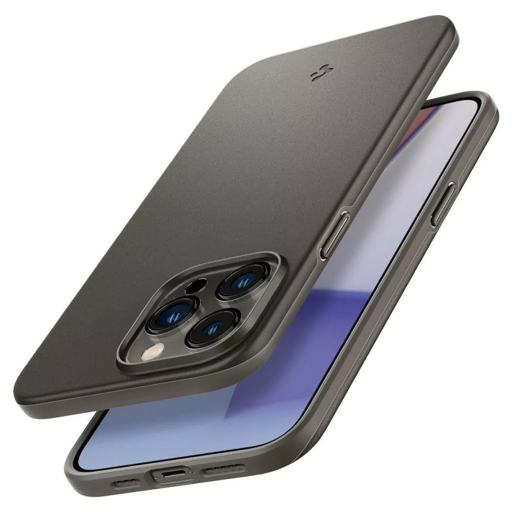 Ochranný plastový kryt SPIGEN Thin Fit na mobil Apple iPhone 14 Pro - šedý