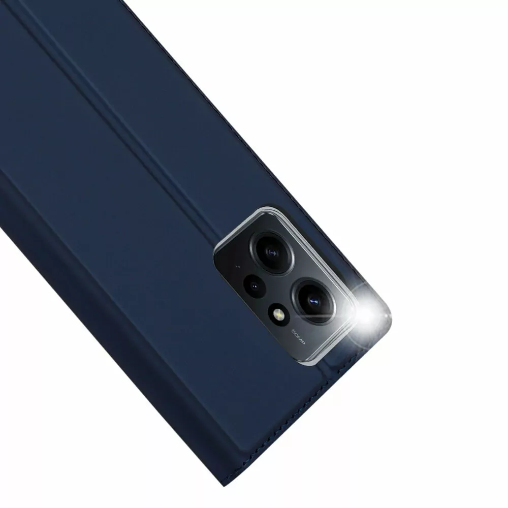Prémiové flipové pouzdro DUX DUCIS SKIN na mobil Xiaomi Redmi Note 12 4G modré