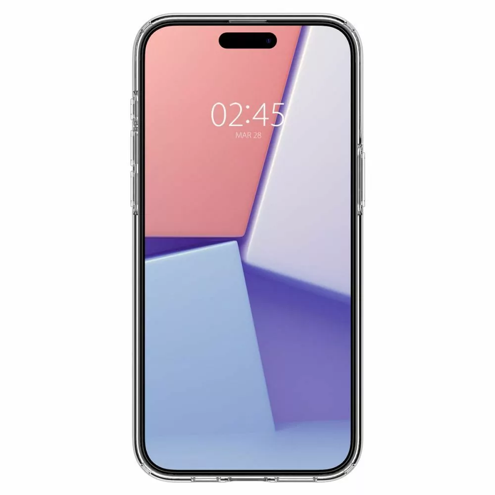 Silikonové pouzdro SPIGEN Liquid Crystal na mobil Apple iPhone 15 Pro