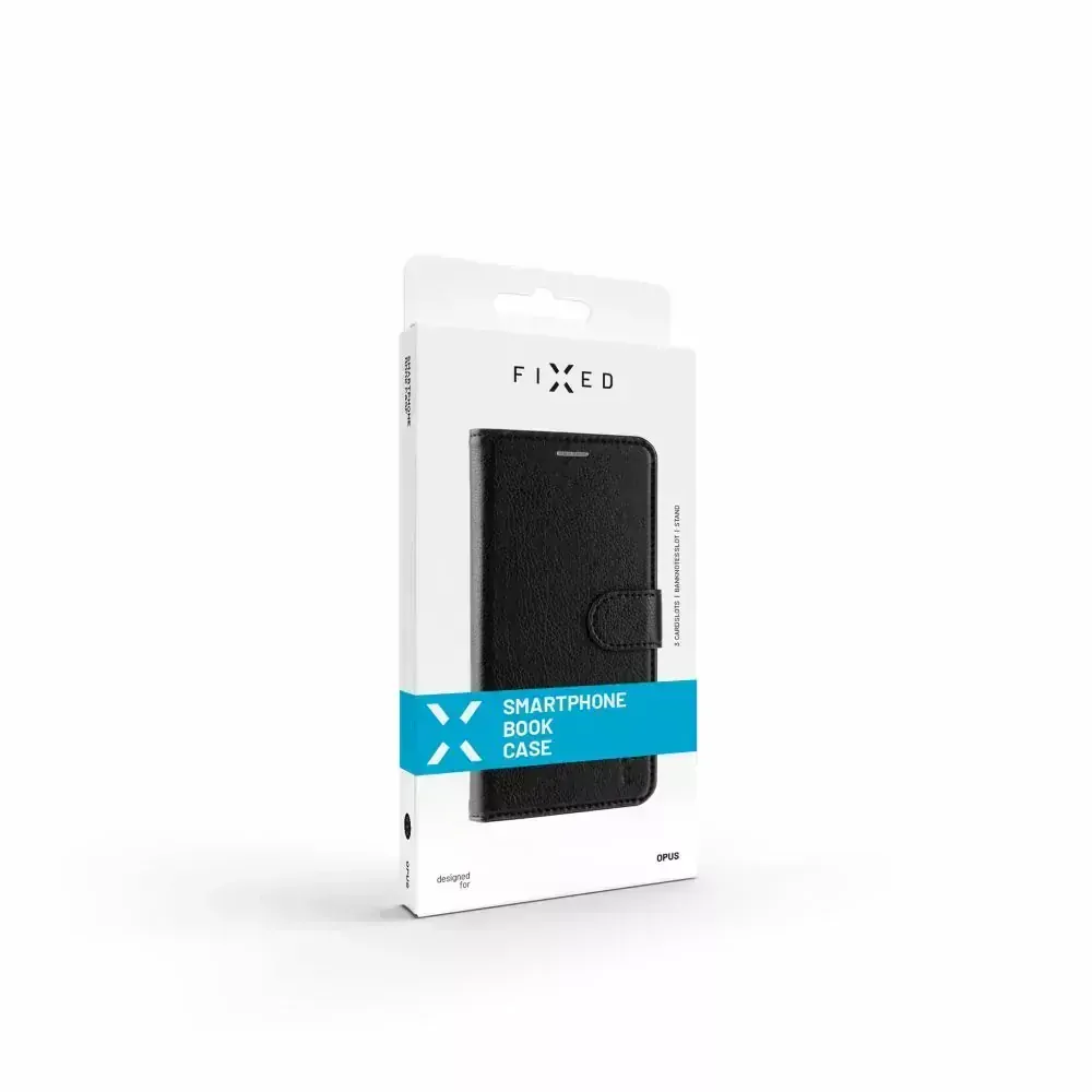 Flipové pouzdro Fixed Opus na mobil Xiaomi Redmi Note 13 Pro 4G / Poco M6 Pro 4G Černé