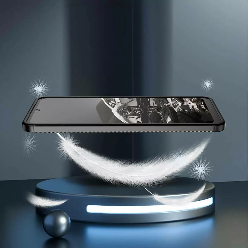 Silikonové pouzdro Coolcase Carbon Fiber - Xiaomi Redmi 13C / Poco C65 Černé