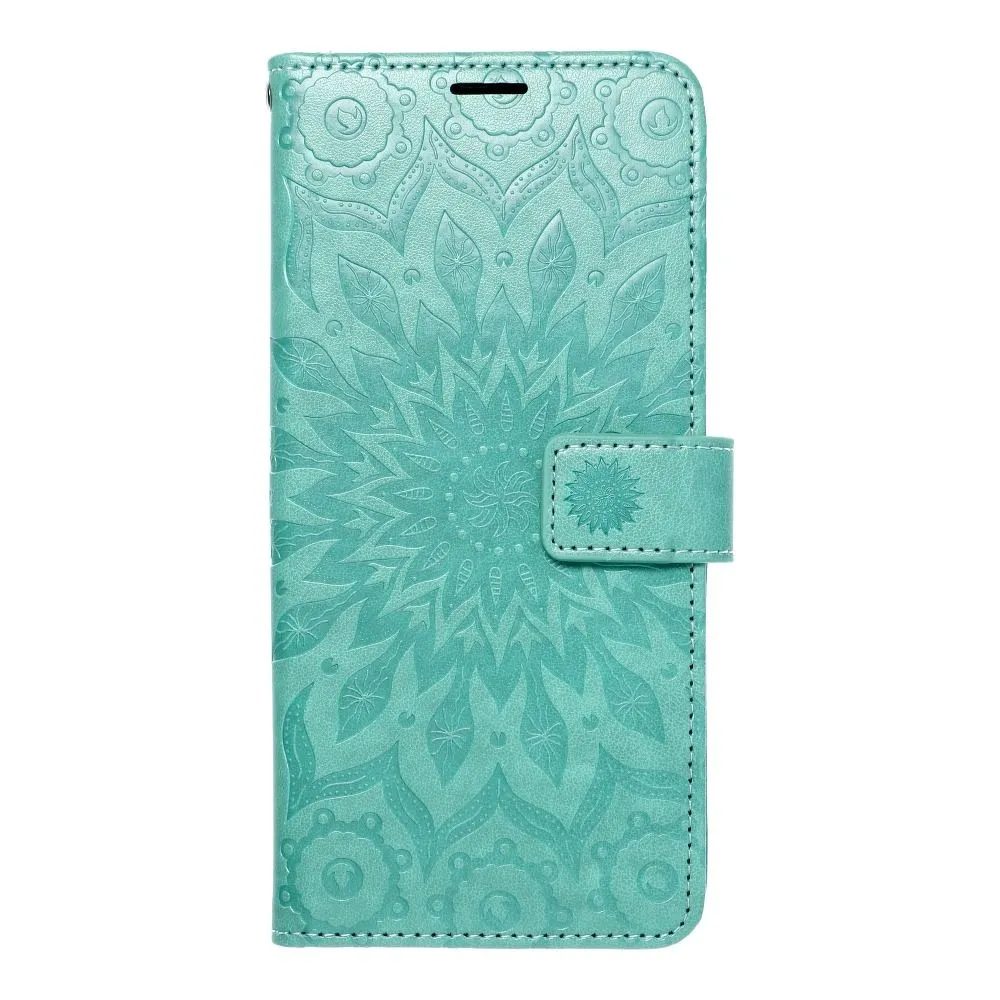 Flipové pouzdro Coolcase Mezzo na mobil Samsung Galaxy A52 / A52 5G / A52s 5G Zelená mandala