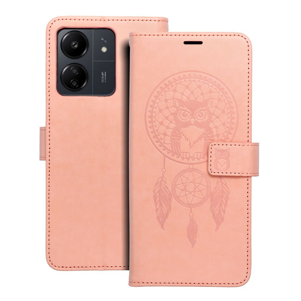 Knížkové flip pouzdro Coolcase Mezzo - Xiaomi Redmi Note 13 Pro Plus 5G - Oranžový lapač snů