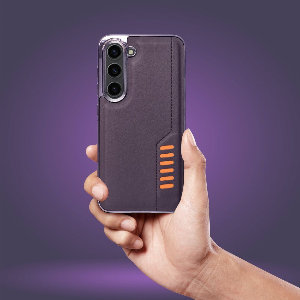 Silikonové pouzdro Coolcase Milano - Samsung Galaxy A05s Fialové