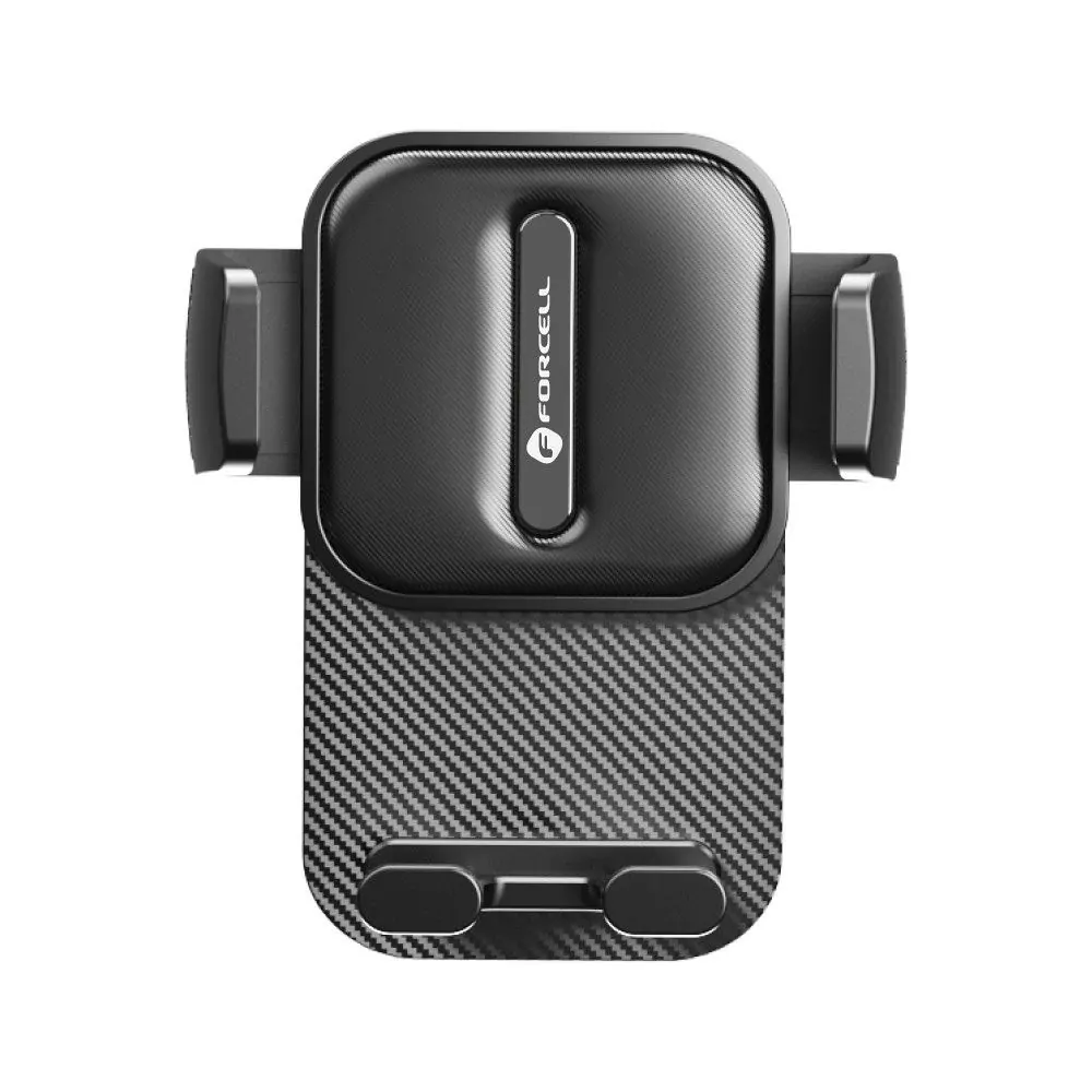 Držák do auta FORCELL F-Grip GuardianAV s uchycením do mřížky klimatizace - černý
