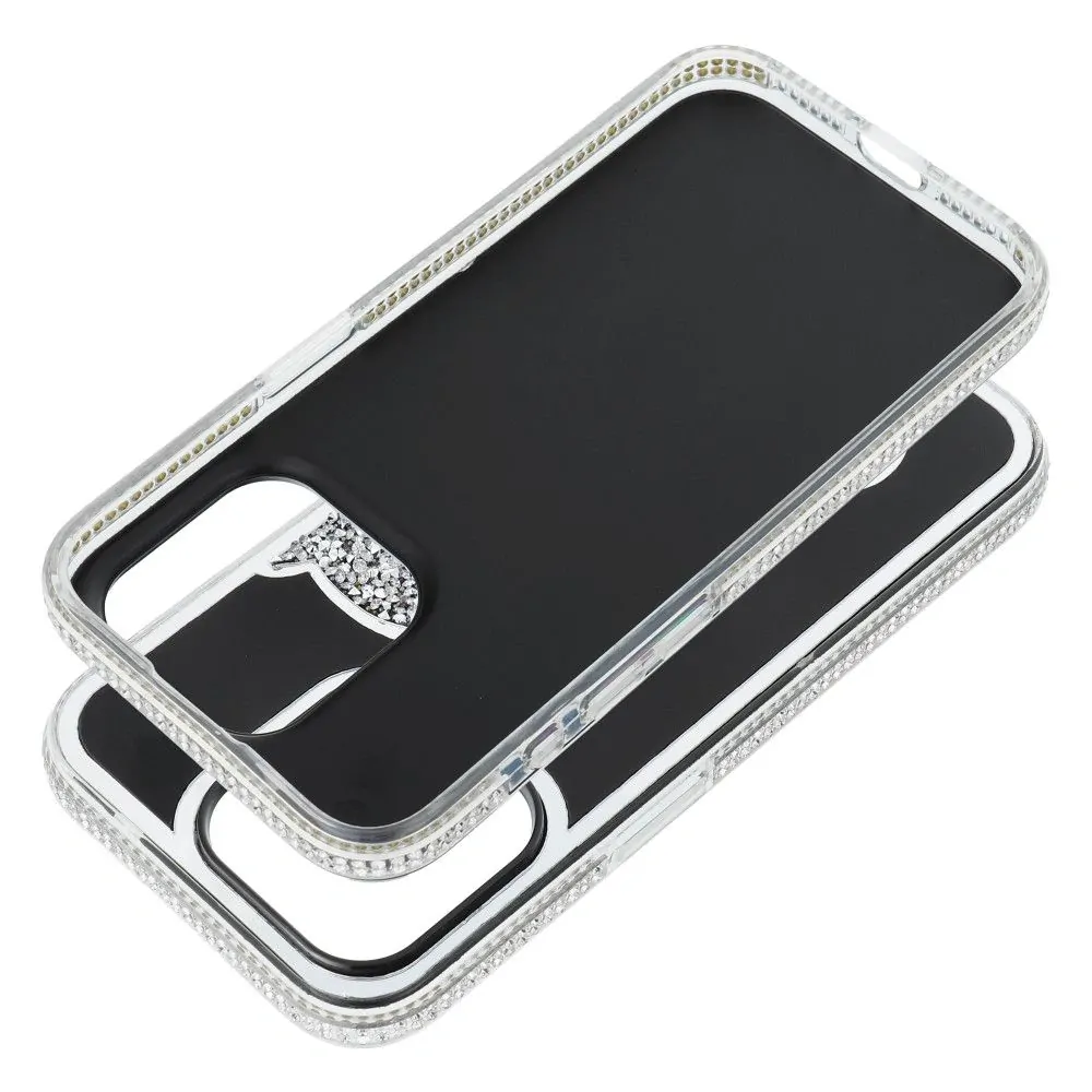 Třpytivé pouzdro Coolcase TEDDY BEAR  - Apple iPhone 7 / 8 / SE 2020 / SE 2022 stříbrné