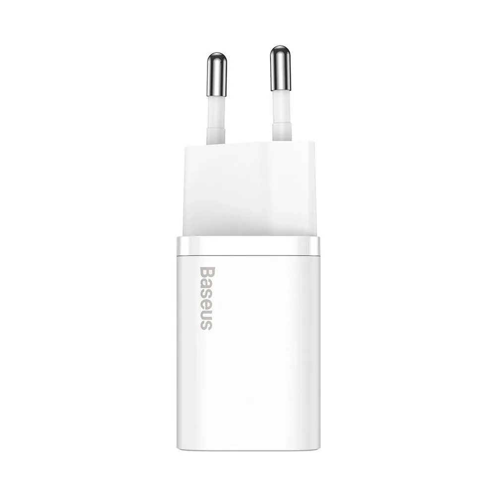 Rychlá nabíječka Baseus 20W + Lightning kabel – bílá