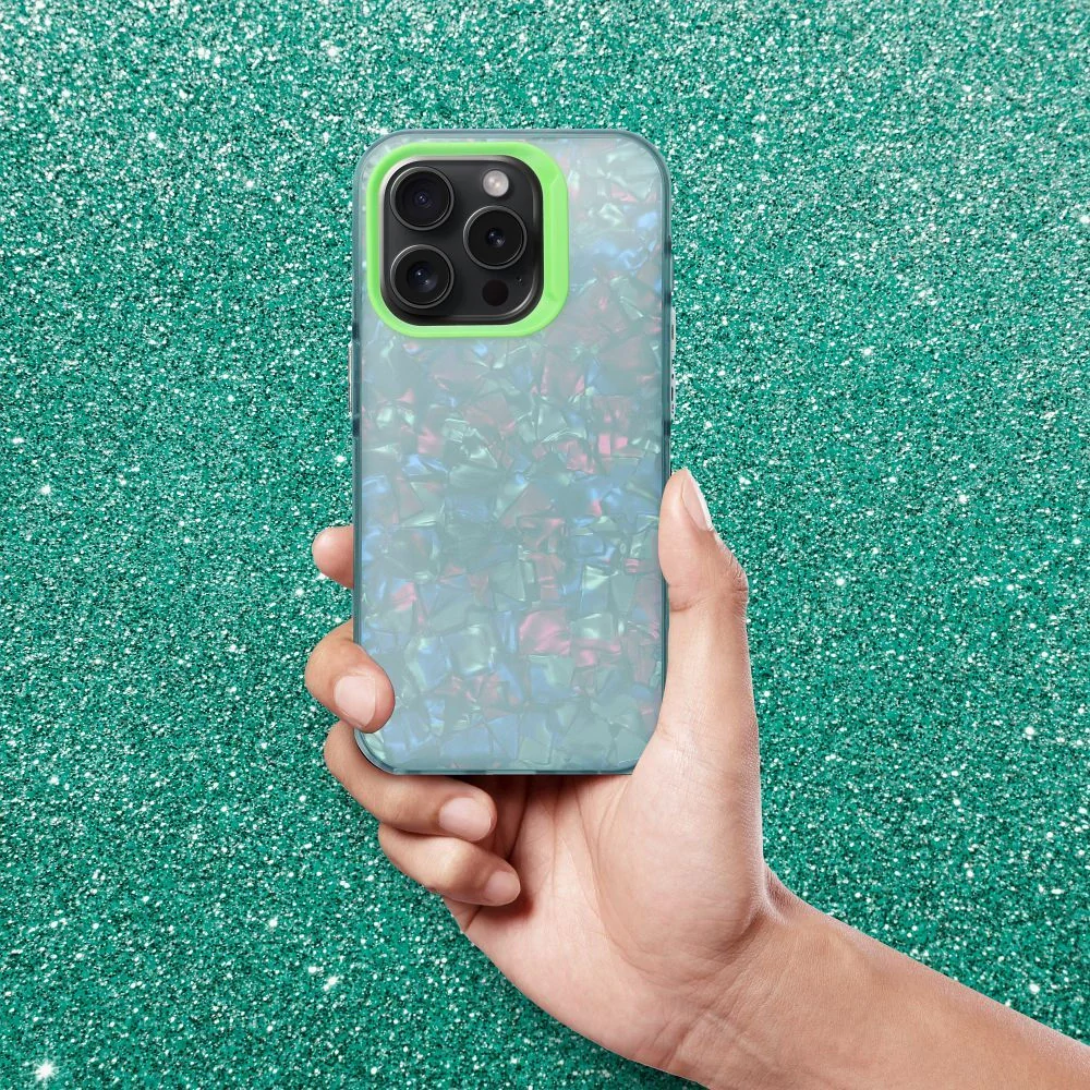 Pouzdro Coolcase TUTTI FRUTTI - Apple iPhone 16 Pro Max - zelené