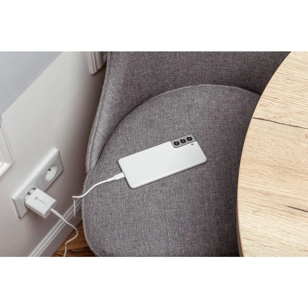 Forcell F-Energy 25W USB-C Rychlonabíječka - bílá