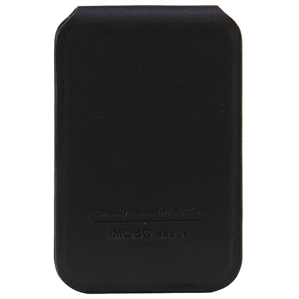 Magnetická kožená peněženka Audi MagSafe Wallet - černá