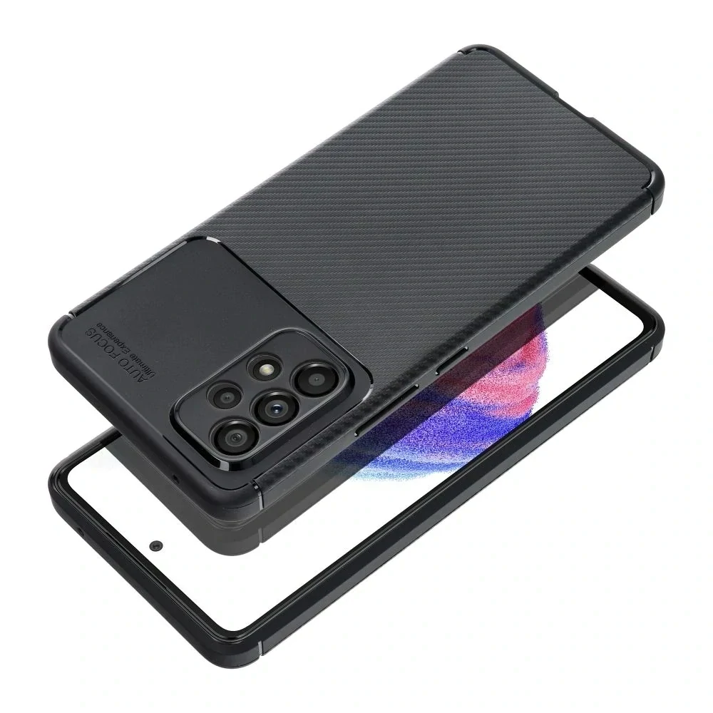 Odolné pouzdro Carbon Premium SAMSUNG Galaxy A36 5G – černé