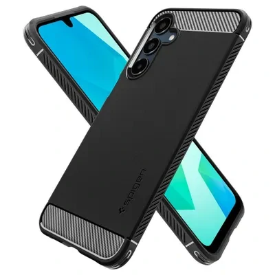 Odolné pouzdro Spigen Rugged Armor – Samsung Galaxy A16 4G / 5G, černé