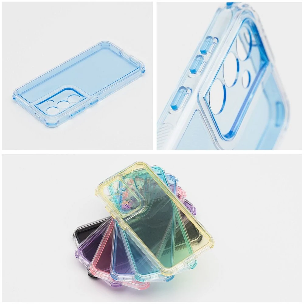 Ochranný kryt Matrix Clear – Xiaomi Redmi 14C / Poco C75, modrý
