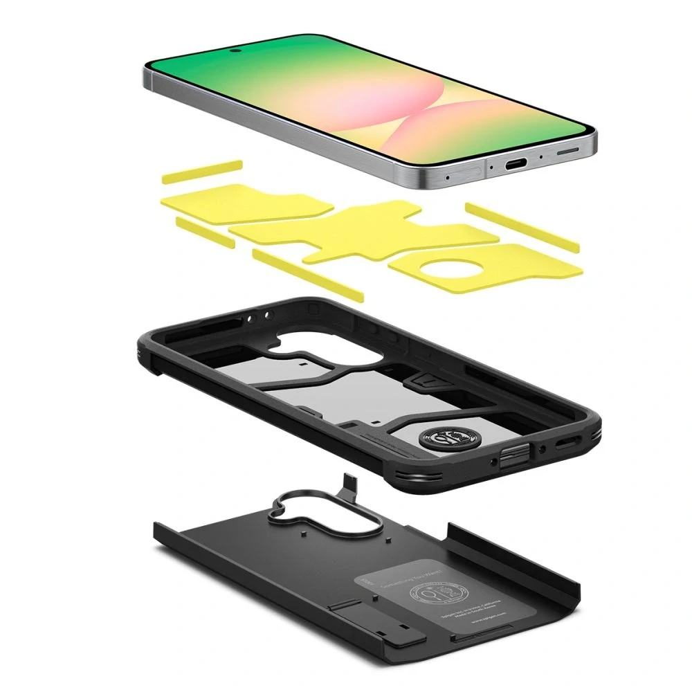 Odolné pouzdro Spigen Tough Armor – Samsung Galaxy A36 5G, černé